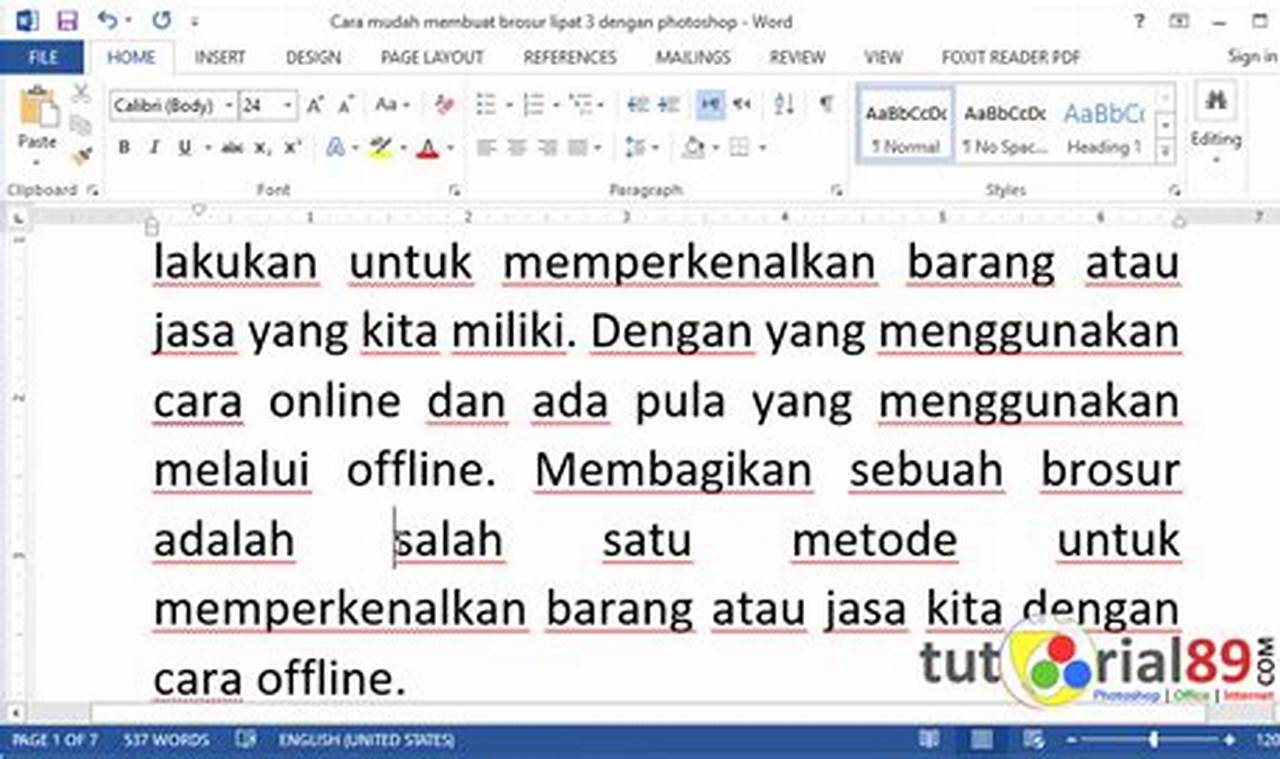 cara mengatasi spasi yang terlalu jauh